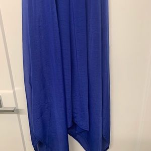 Long cobalt blue dress